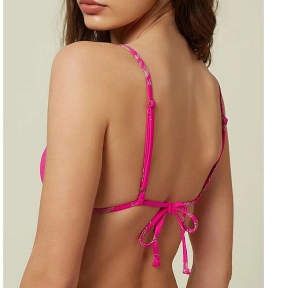 NWT O'Neill Bikini Swim Top Pink Medium - Picture 2 of 6